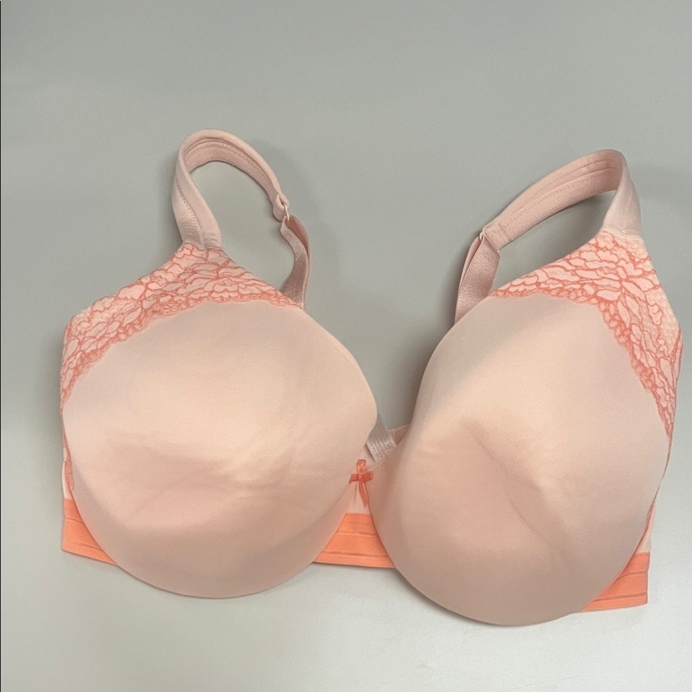Cacique Peach Lace Bra